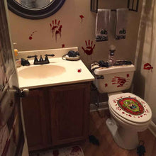 Halloween Series Theme Hotel Toilet Toilet Stickers