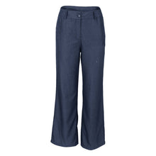 Womens Retro Striped Cotton-Linen Casual Pants by Mirlaine Univers
