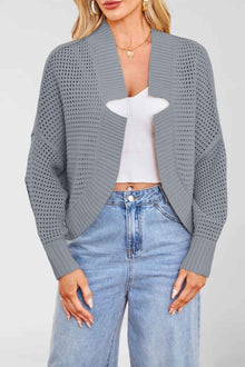 Fashionable Batwing Sleeve Knitted Cardigan Sweaters Coat