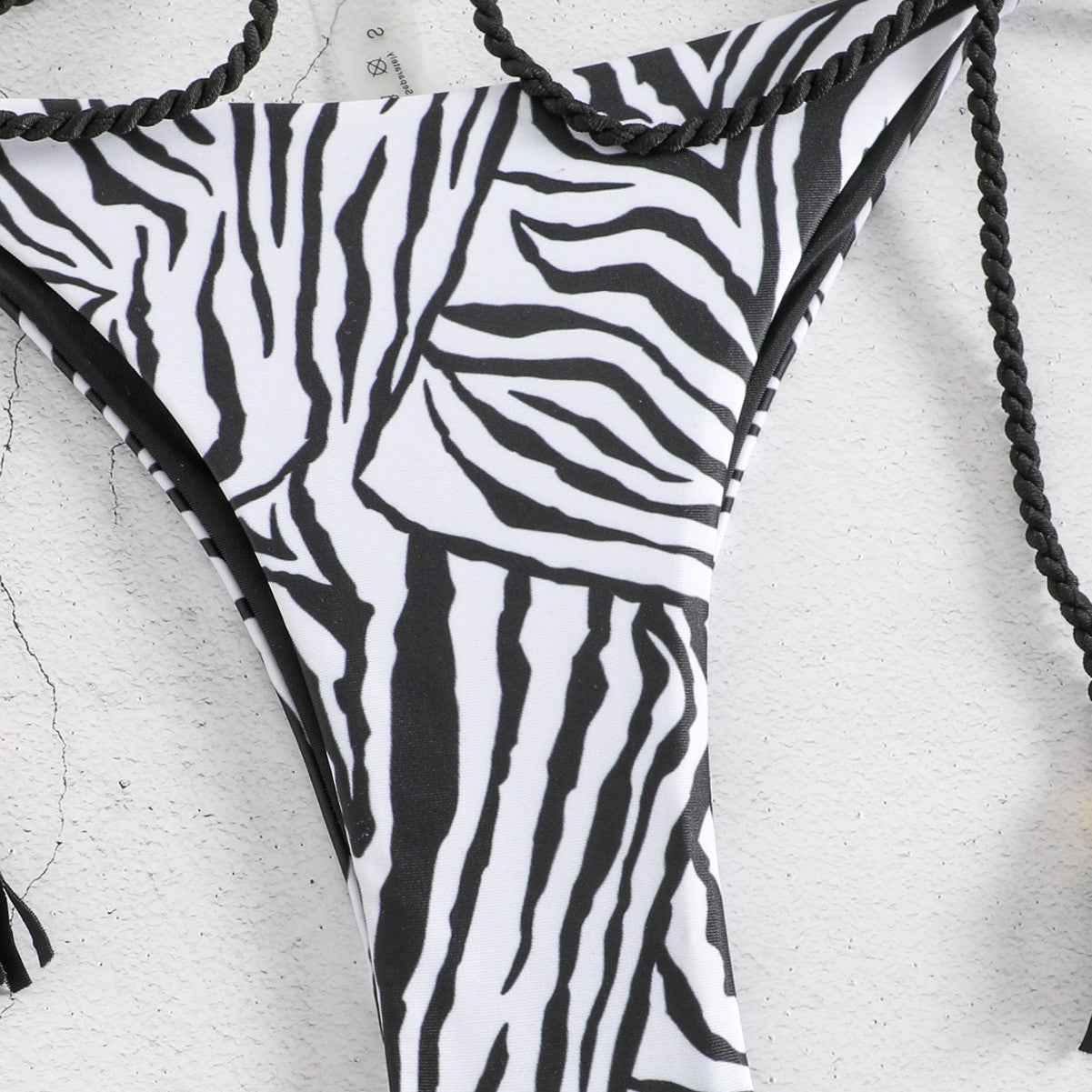 Women's Casual Printed Strappy Tassel Two-Piece Swimsuit