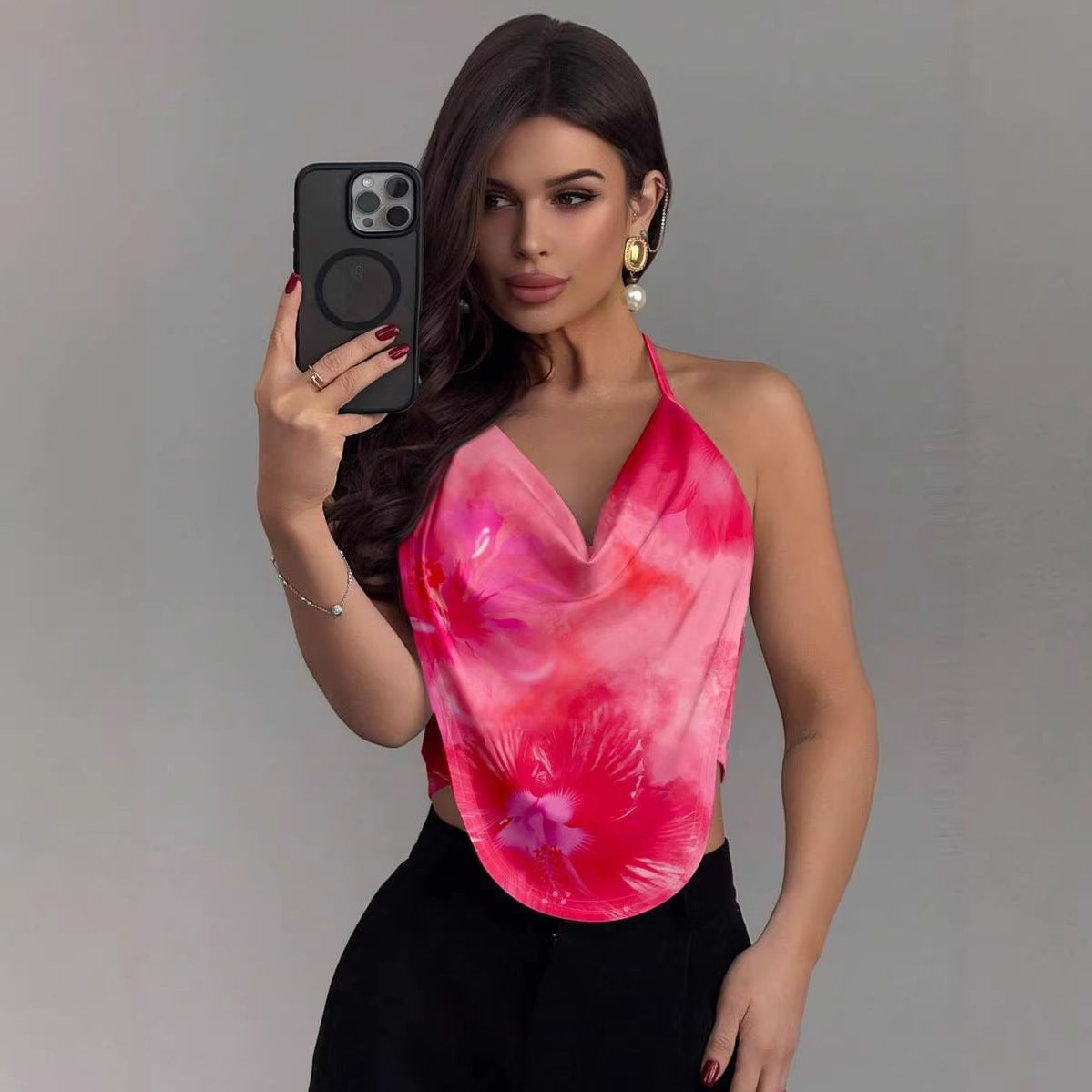 Women's Y2K Halter Neck V-Neck Backless Camisole by Mirlaine Univers Women's Y2K Halter Neck V-Neck Backless Camisole Mirlaine Univers womens-y2k-halter-neck-v-neck-backless-camisole 0 Women's Y2K Halter Neck V-Neck Backless Camisole Mirlaine Univers Women's Y2K Halter Neck V-Neck Backless Camisole