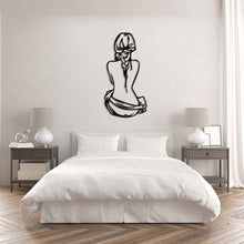 Simple Beauty Line Three-Dimensional Hollow Wall Metal Decoration