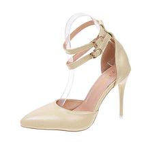 Pointed Stiletto Heels Ankle-strap Shoes Women Sandals