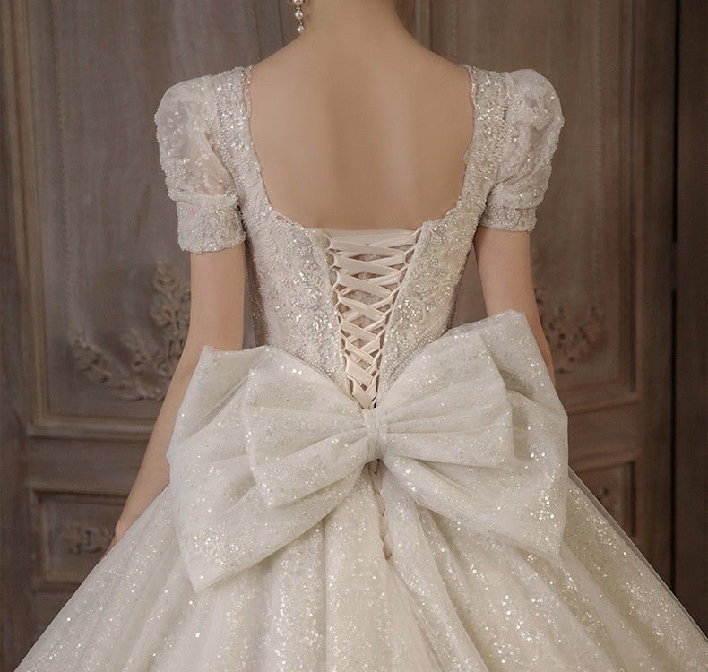 Temperament Bride Retro Super Fairy Mori Style Dream Wedding by Mirlaine Univers