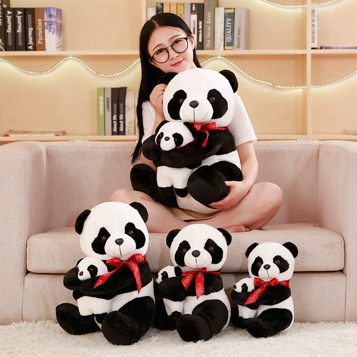 Poupées en peluche panda