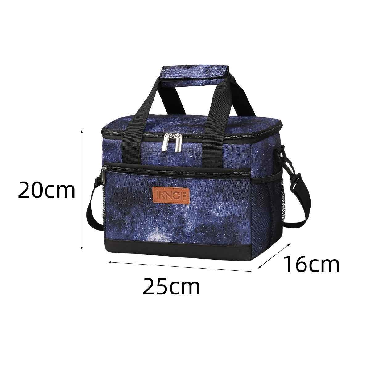 Portable Outdoor Insulated Tote Bag Foldable Made From Thickened Oxford Fabric With Leak Proof Insulation