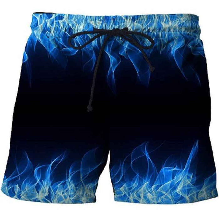 Short de bain homme respirant imprimé 3D fun