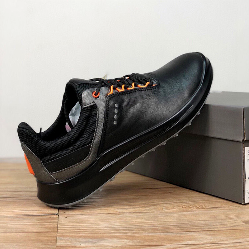 First Layer Calfskin Golf Shoes Sports Casual Shoes Lightweight Rubber Soles Wear-resistant Non-slip Hiking by Mirlaine Univers