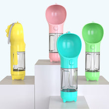 Pet Water Bottle Feeder Bowl Garbage Bag Storage Portable Pet Outdoor Travel 3 In 1 Dog Water Bottle by Mirlaine Univers