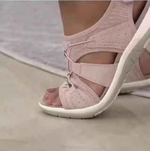 Beach Sandals Women Low-Top Round Toe Casual Sandals