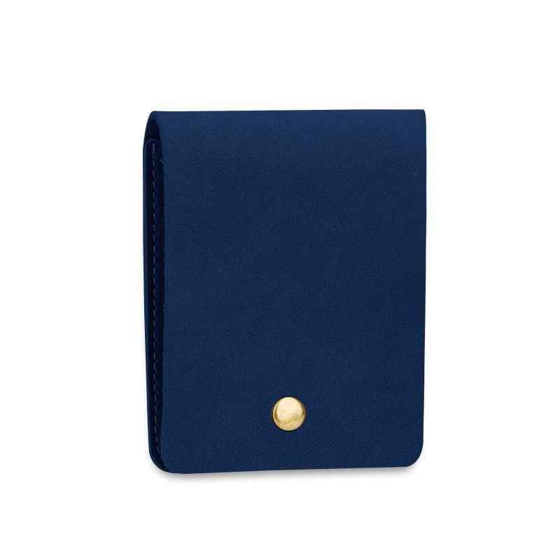 PU Leather Matte Vintage Bi-Fold Compact And Portable Bag