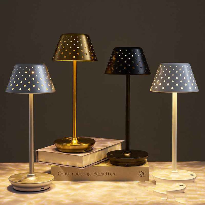 Lampe de table rechargeable LED Rétro Veilleuse d'Ambiance