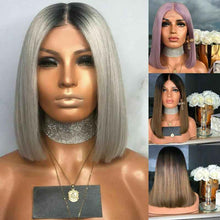 Black gray hair set