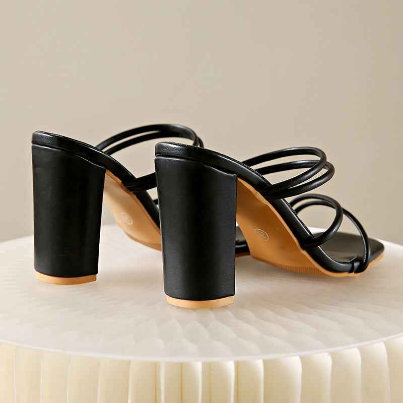 New Super Slimming White Sandals For Women Summer