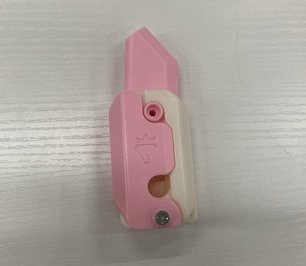 3D Printing Gravity Cub Jumping Small Radish Knife Mini Model Student Prize Pendant Decompression Toy For Children Gift by Mirlaine Univers