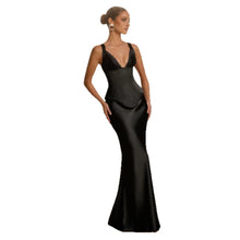 Fashionable Sheath Long Satin Skirt Set by Mirlaine Univers