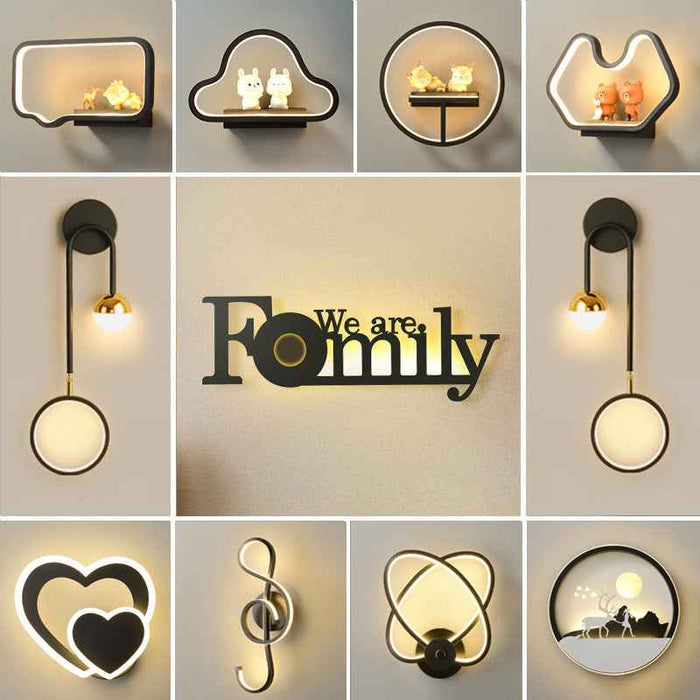 Applique Murale Chambre Minimaliste Moderne Créative