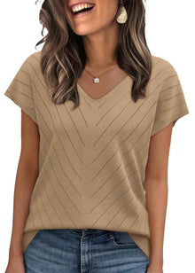 Sleeve Sweater V-Neck Trendy Cutout Casual Knitted Womens