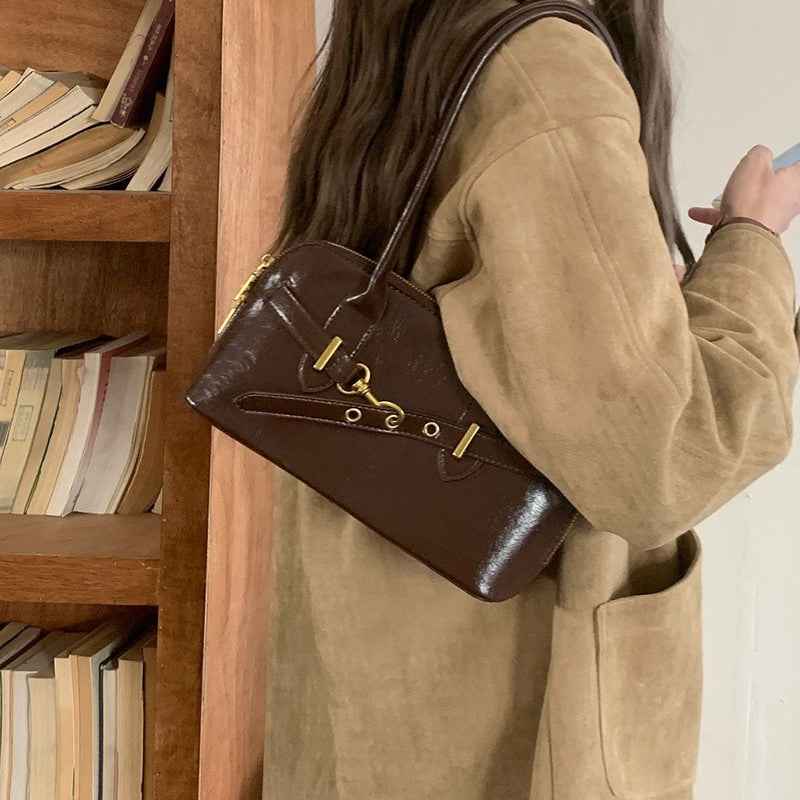 Retro Portable And Stylish Shoulder Bagcrossbody Bag