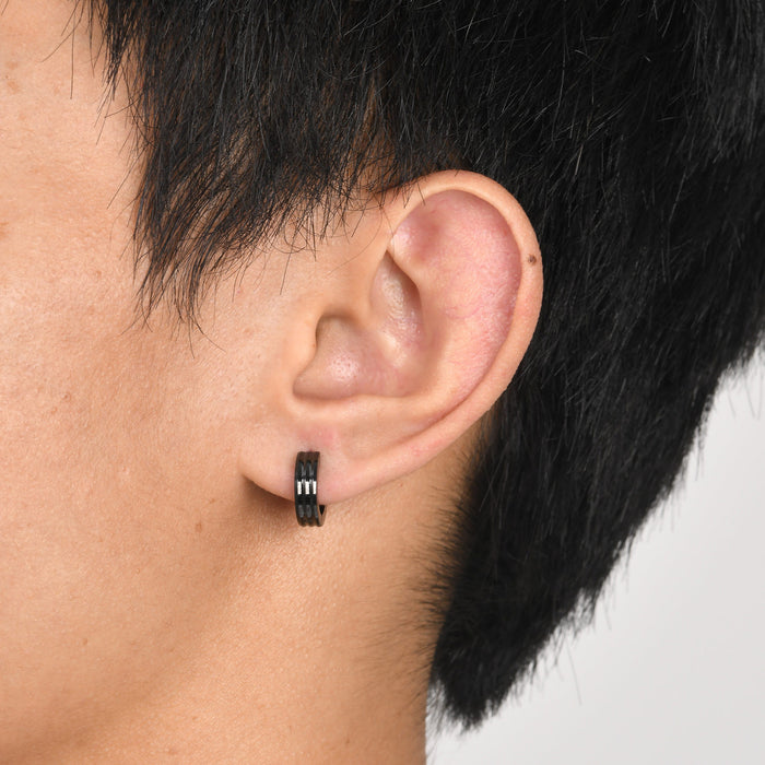 Stainless Steel Three-ring Ear Ring