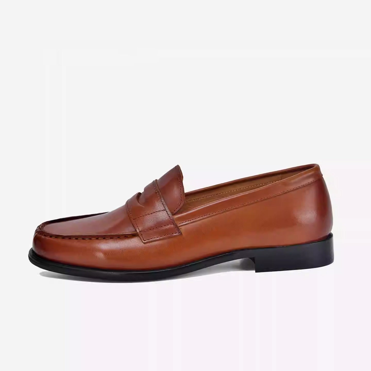 British-style Loafers Comfortable Slip-on Mens Boat Shoes by Mirlaine Univers