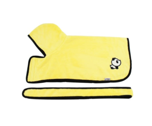 Absorbent Pet Bathrobe With Waist-wrapped Microfiber by Mirlaine Univers