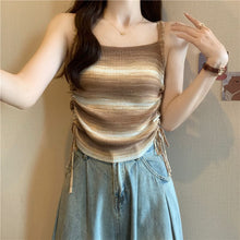 Women's Fashionable Slim-Fit Striped Knitted Camisole by Mirlaine Univers Women's Fashionable Slim-Fit Striped Knitted Camisole Mirlaine Univers womens-fashionable-slim-fit-striped-knitted-camisole 0 Women's Fashionable Slim-Fit Striped Knitted Camisole Mirlaine Univers Women's Fashionable Slim-Fit Striped Knitted Camisole