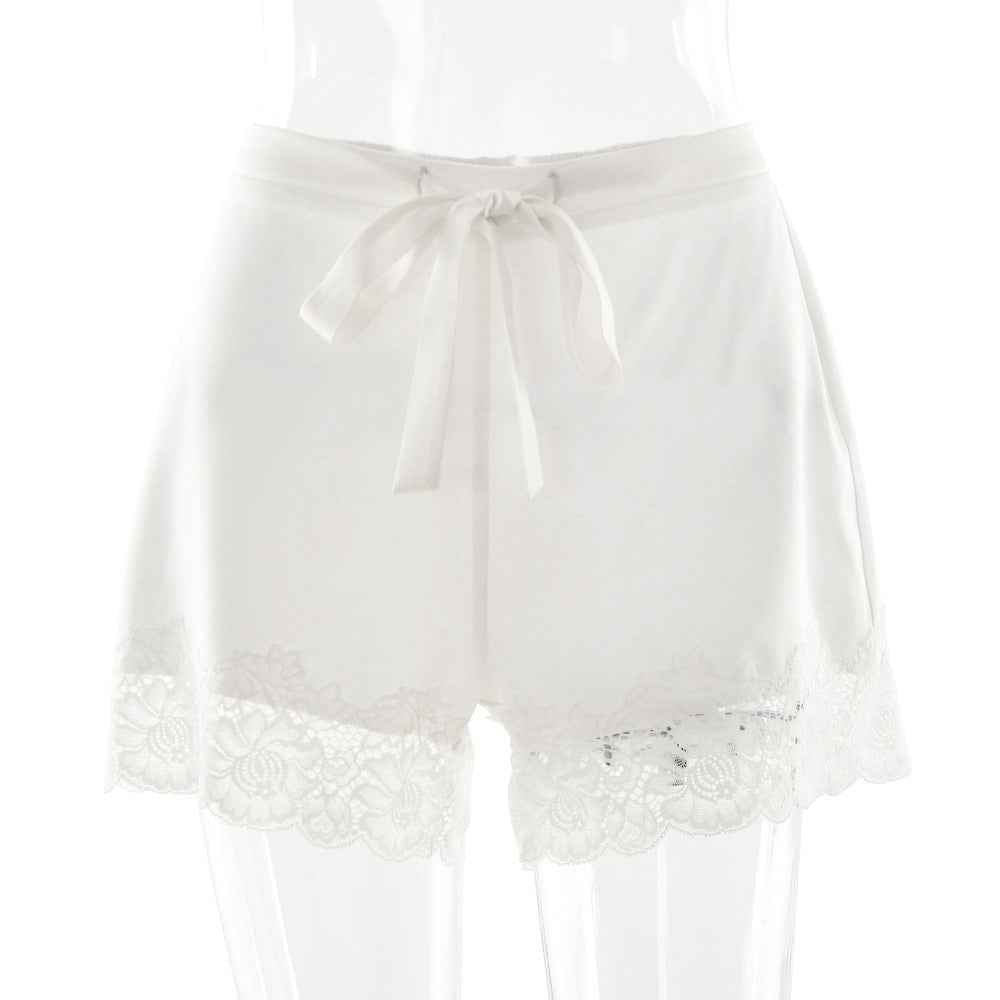New Fashion Lace-trimmed Strap Shorts