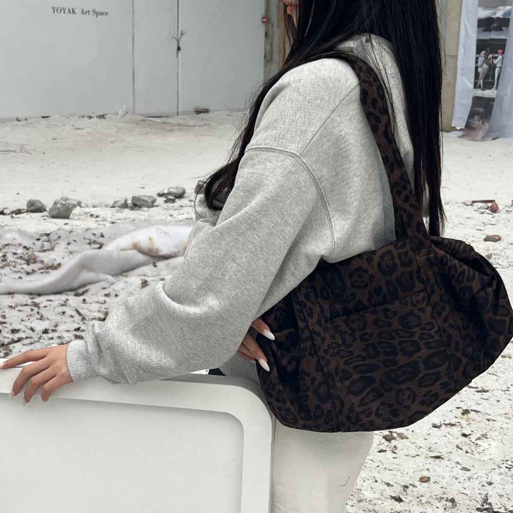 Stylish Leopard-Print Tote Bag For Women