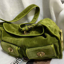 Retro Minimalist Versatile Womens Commuter Shoulder Bag With Multiple Pockets
