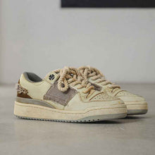 Summer New Couple Patch Vintage Skateboard Shoes