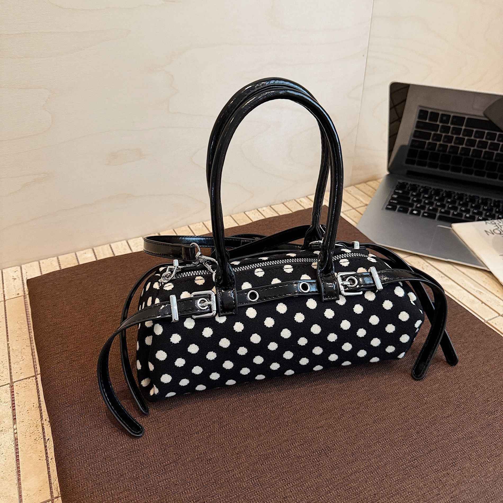 Fashion-forward Polka-dot Tote Bag