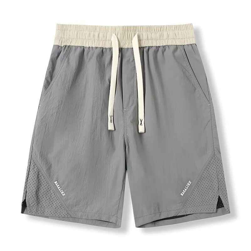 Men's Casual Shorts Loose Straight-Cut Cropped Trousers