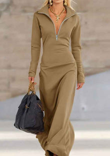 Collared Fashion Slim Fit Elegant Dress For Women