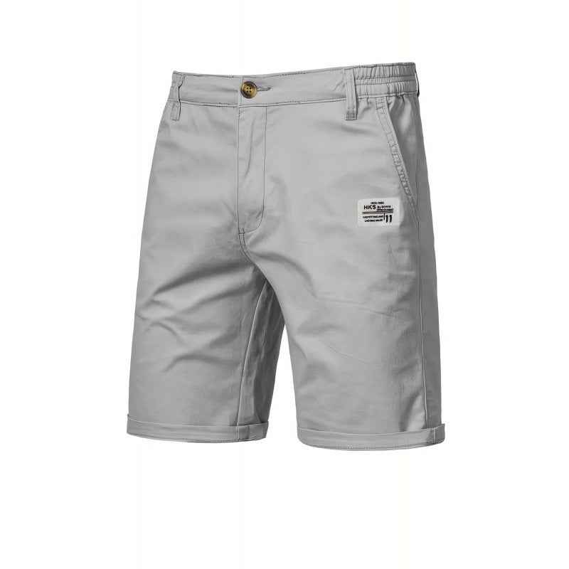 Solid-color Cargo Pants In A Work-style Desig