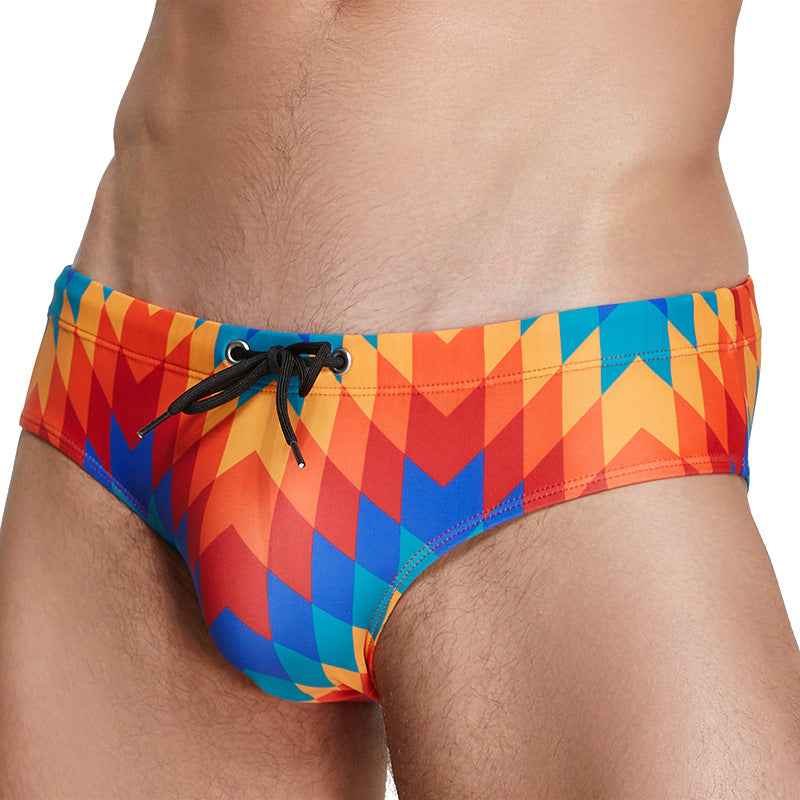 Fashion Personality Low Waist Casual Beach Hot Spring Sports Outdoor Dedicated New Triangle Swimming Trunks