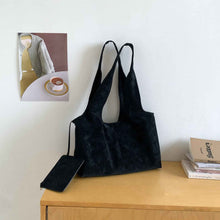 Large-capacity Womens Suede Commuter Underarm Shoulder Bag