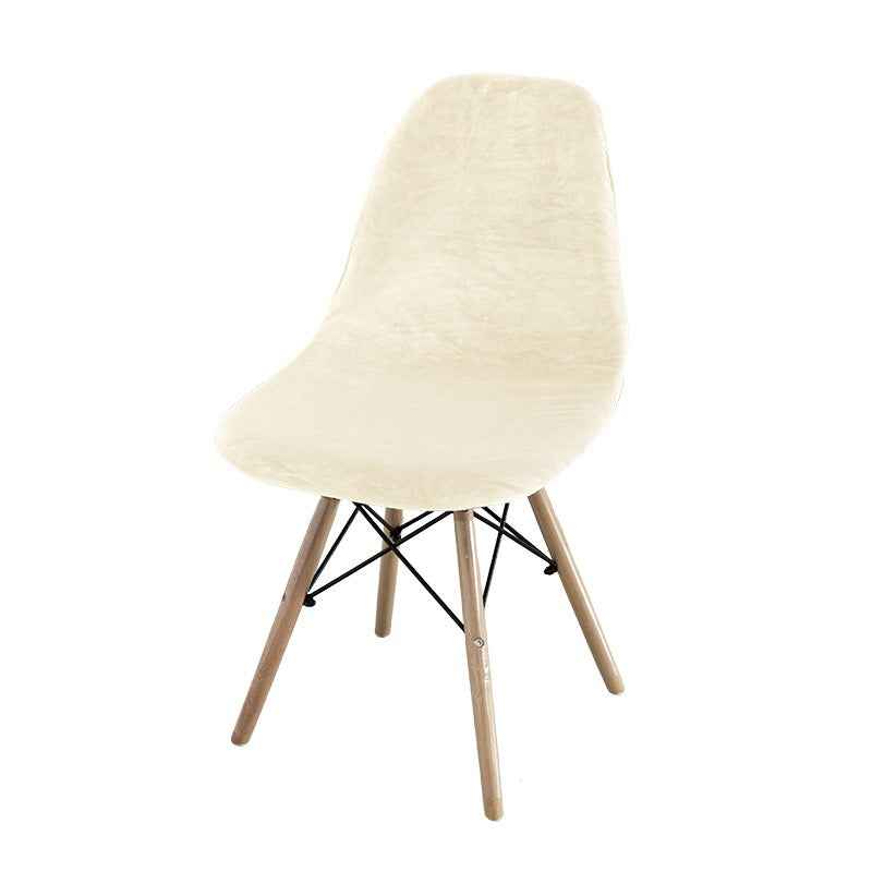 Velvet Solid Color Shell Eames Chair Cover