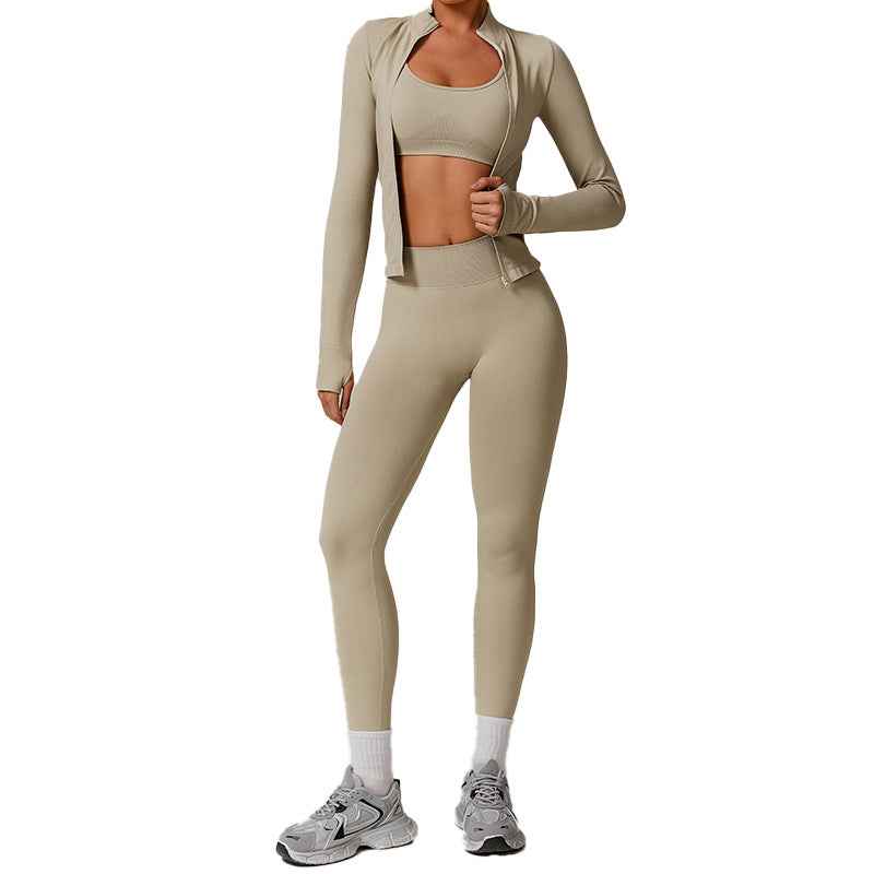 Seamless Beauty Back Yoga Suit Running Quick-drying Tight Workout Clothes