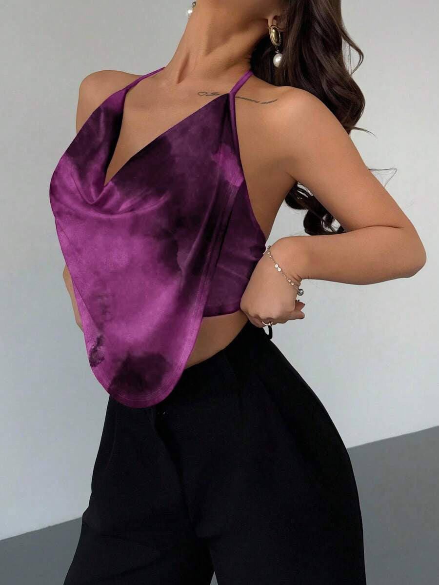 Women's Y2K Halter Neck V-Neck Backless Camisole by Mirlaine Univers Women's Y2K Halter Neck V-Neck Backless Camisole Mirlaine Univers womens-y2k-halter-neck-v-neck-backless-camisole 0 Women's Y2K Halter Neck V-Neck Backless Camisole Mirlaine Univers Women's Y2K Halter Neck V-Neck Backless Camisole