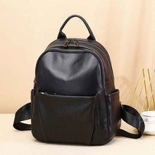 Stylish And Versatile Womens First-Layer Cowhide Backpack