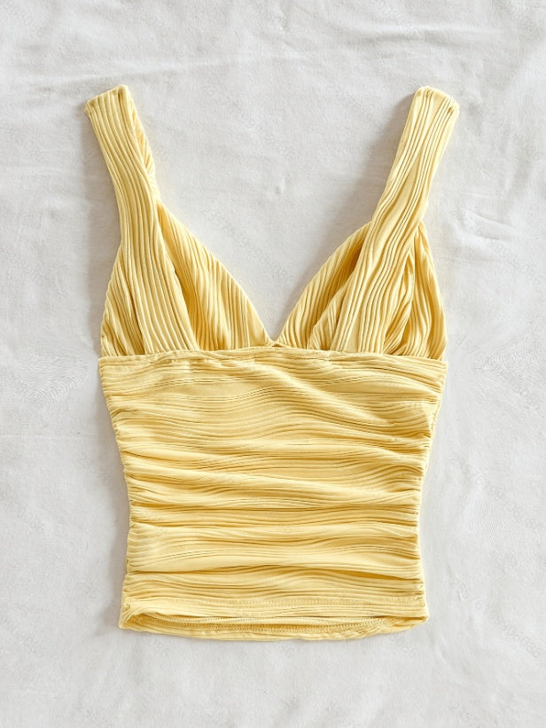 Women's Summer Casual Romantic Twisted Knit Camisole