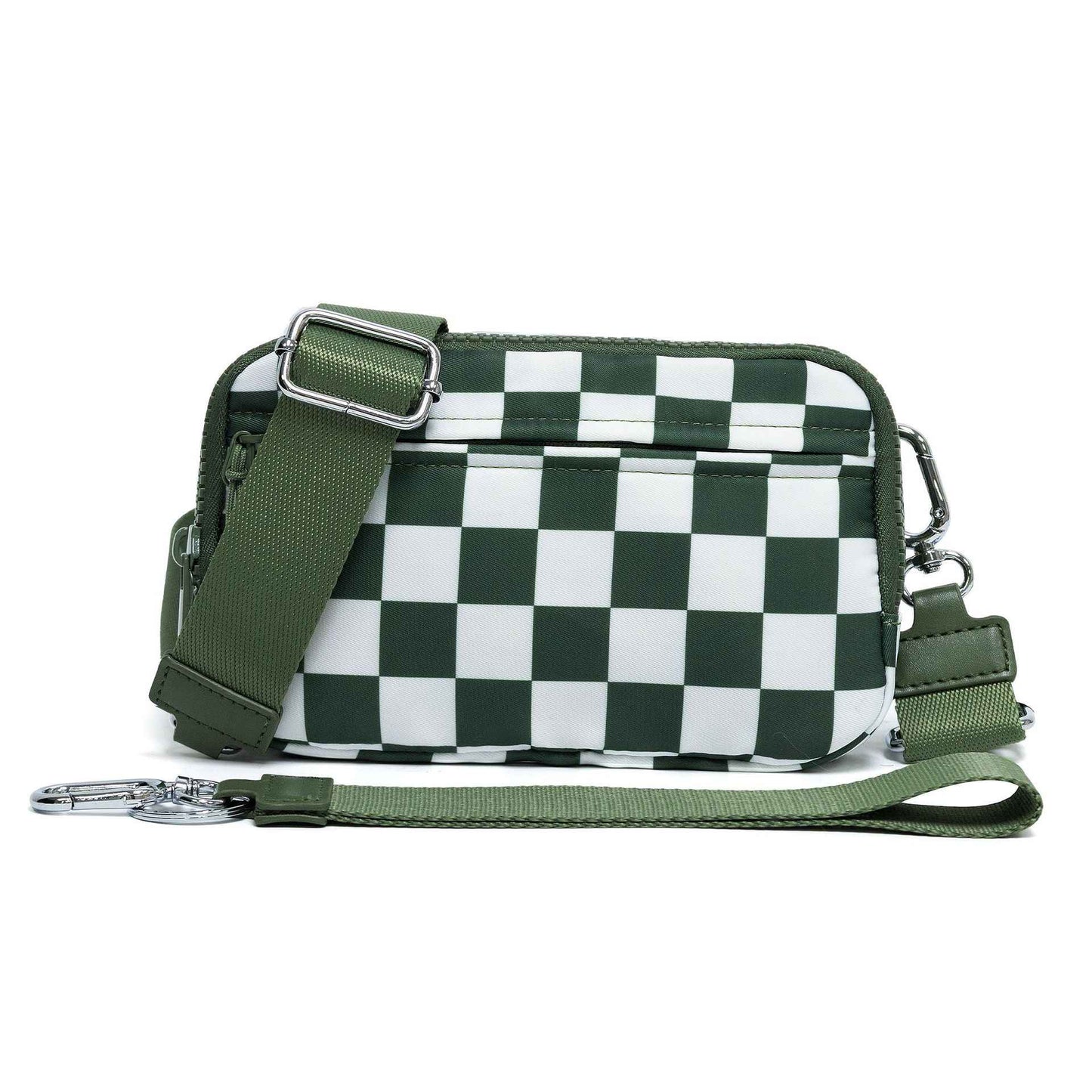 Double-layer Polyester Waterproof Outdoor Sports Running Crossbody Waist Bag