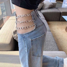 Spicy Girl Wide-leg Denim Jeans Women's Trendy