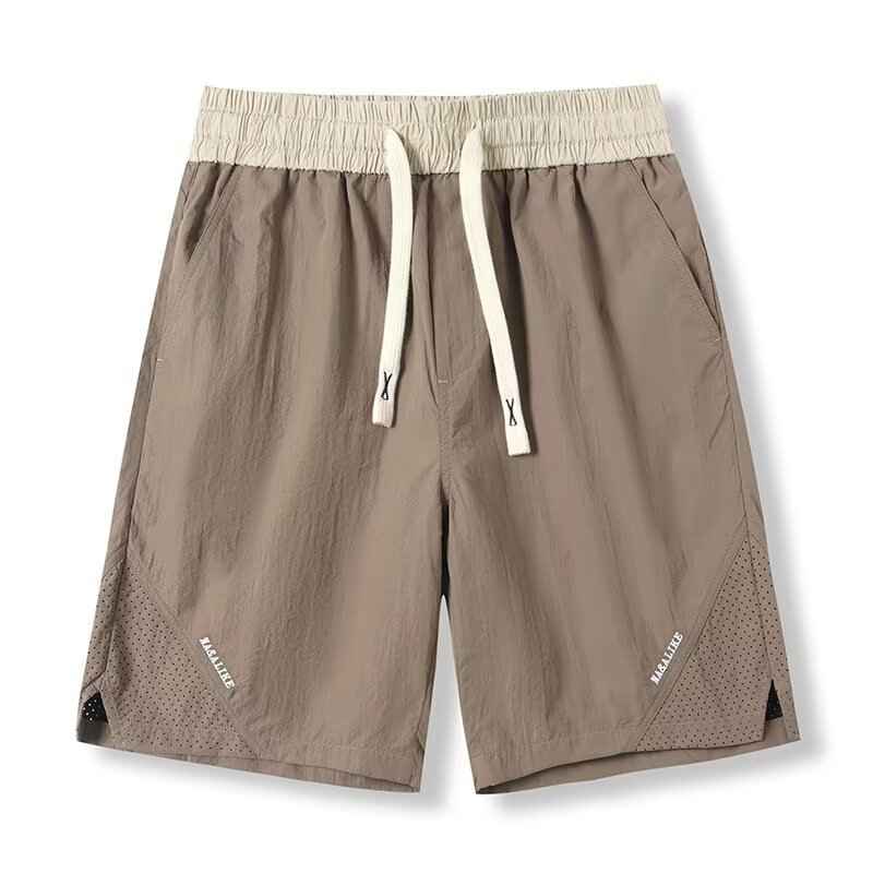 Men's Casual Shorts Loose Straight-Cut Cropped Trousers