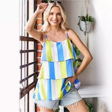 Womens Striped Printed Pleated Layered Camisole by Mirlaine Univers Womens Striped Printed Pleated Layered Camisole Mirlaine Univers womens-striped-printed-pleated-layered-camisole 0 Womens Striped Printed Pleated Layered Camisole Mirlaine Univers Womens Striped Printed Pleated Layered Camisole