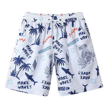Men's Printing Vacation Style Wading Quick-drying Beach Swim Trunks