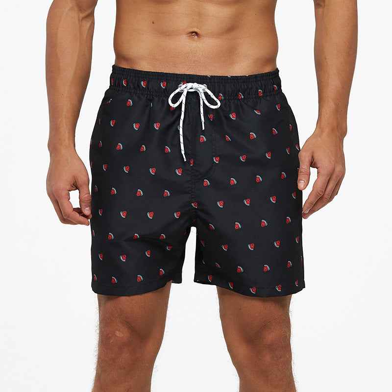 Beach Shorts Men's Quick-Drying Mesh Lined Swimming Trunks Surf Shorts