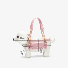 Cute Teddy Dog Shaped Crossbody Bag