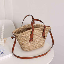 Natural Straw French-Style Single-Shoulder Woven Bag